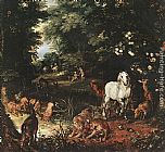 The Original Sin [detail 1] by Jan the elder Brueghel